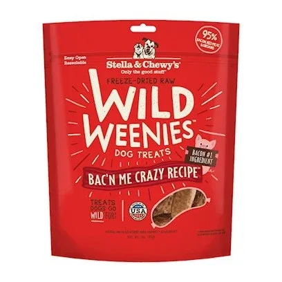 Stella & Chewy's Weenie Bacon Freeze Dried Dog Treats - 3 Oz