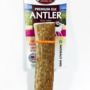Tasman's Natural Pet Elk Antler X-Large Dog Natural Chews - Whole