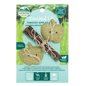 Oxbow Enriched Life Timothy Apples & Stix - pack of 3