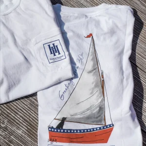 Comfort Color Sailboat Shirt