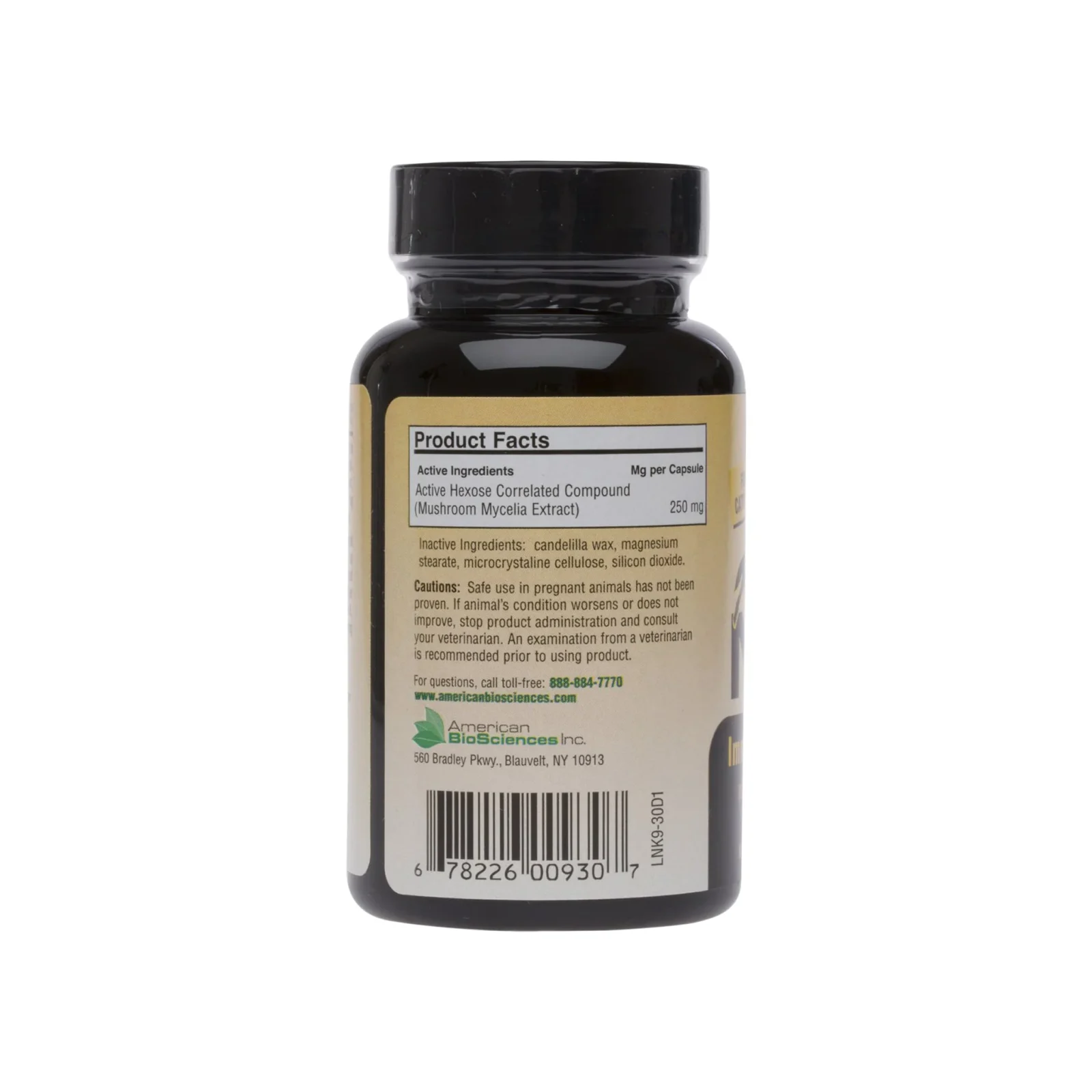 American Biosciences NK-9 Immune Support Capsules for Dogs & Cats - Image 2