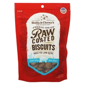 Stella & Chewy's Raw Coated Biscuits Lamb Dog Biscuits - 9 Oz