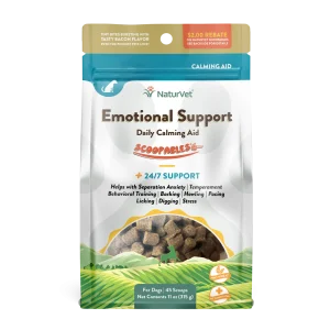 NaturVet Scoopables Emotional Support Daily Calming Aid For Dogs 11 oz