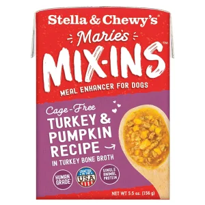 Stella & Chewy's Marie's Mix Turkey and Pumpkin Canned Dog Food - 5.5 Oz - Case of 12