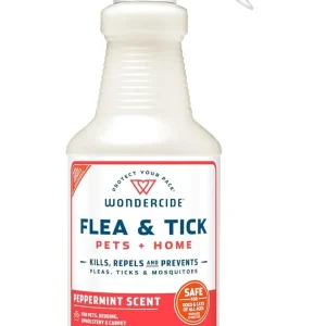 Wondercide Mosquito Flea and Tick Spray for Pets and Home - Peppermint - 16 oz Bottle