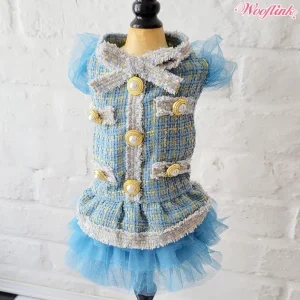Wooflink Tea Party Dress - Blue