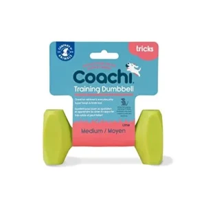 The Company of Animals Coachi Training Dumbbell Fetch and Chew Floating Dog Toy