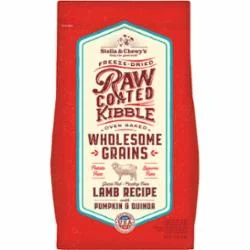 Stella & Chewy's Raw Coated Wholesome Lamb Dry Dog Food - 22 lbs