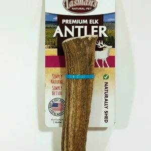 Tasman's Natural Pet Elk Antler Medium Dog Natural Chews - Whole