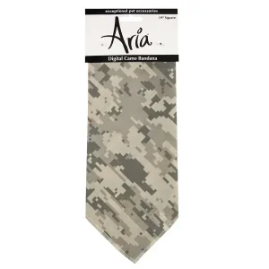 Aria Digital Camo Dog Bandanas