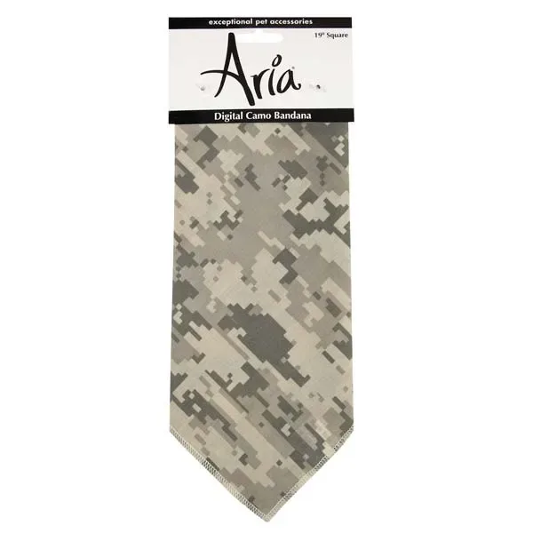 Aria Digital Camo Dog Bandanas