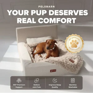 The Real Dog Bed + Free Calming Blanket