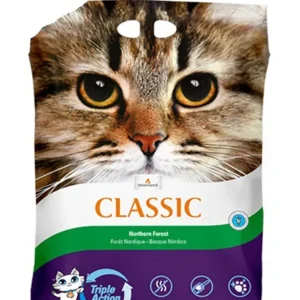Intersand Classic Premium Clumping Classic Northern Forest Cat Litter - 30 lb Bag (15kg)