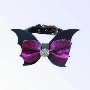 Fa-BOO-lous Bat Dog Collar