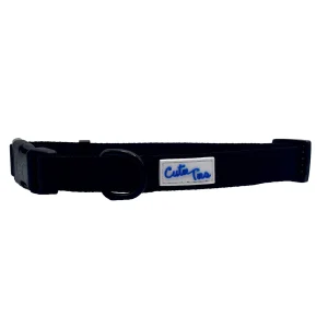 Cutie Ties Fun Design Dog Collar, Black