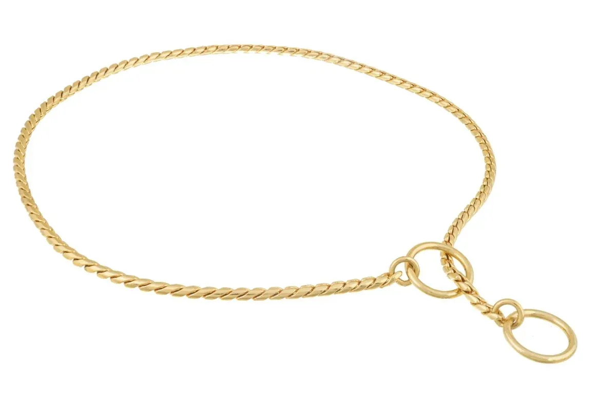 Slip Snake Show Chain Dog Collar (30 in x 3.8 mm) - Image 2