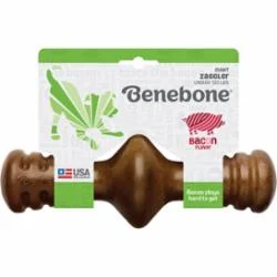 Benebone Dog Chews Wishbone Chew Bacon - Giant Size