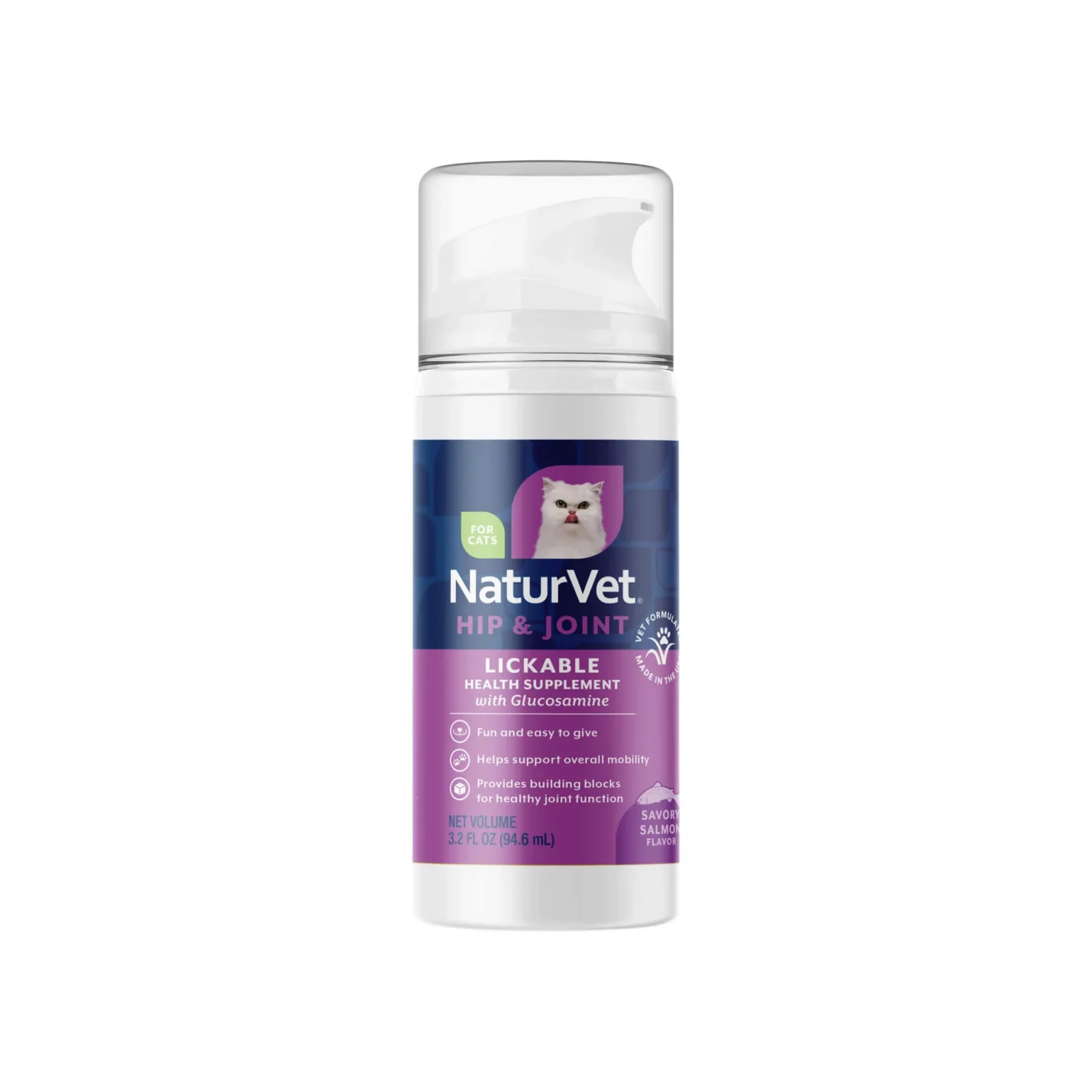 NaturVet Lickable Hip & Joint Supplement for Cats