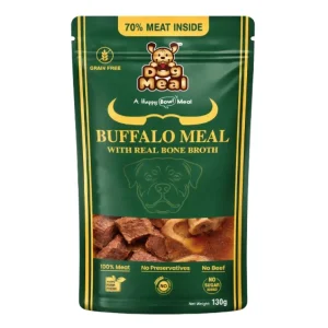 Dog Meal Buffalo Meal with Real Bone Broth Dog Wet Food