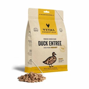 Vital Essentials Freeze-Dried Raw Duck Entree Dog Food Mini Nibs