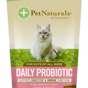 Pet Naturals of Vermont Daily Probiotic Cat Supplements - 30 Chews Pouch