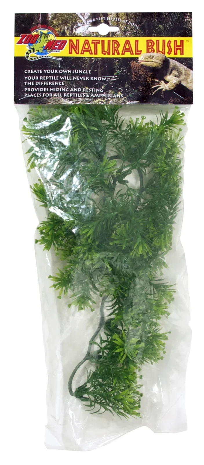 Zoo Med Laboratories Borneo Star Bush Naturalistic Plastic Plant Terrarium Décor - Image 2