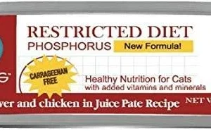 Dave's Pet Food Restricted Magnesium Diet for Cats, Chicken Canned Cat Food - 5.5oz Cans - Case of 24