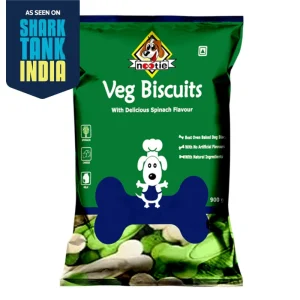 Nootie Spinach & Cheese Flavour Veg Biscuits Adult Dog Treats