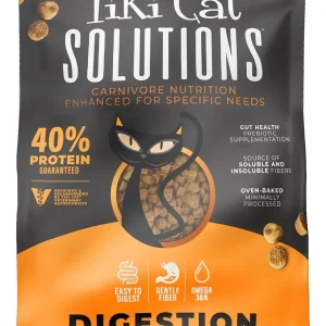 Tiki Cat Solutions Digestive Health High-Protein Grain-Free Lamb and Egg Recipe Dry Cat Food