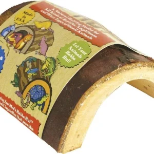 Zoo Med Laboratories Reptile Habba Hut™ for Reptiles, Amphibians & Small Animals Medium - 2.75 X 4.75 X 5 Inch