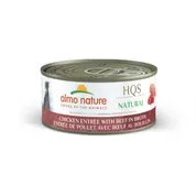 Almo Nature HQS Natural Chicken Entrée with Beef in Broth Wet Dog Food
