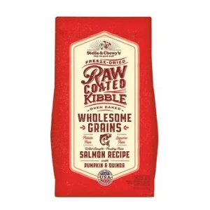 Stella & Chewy's Raw Coated Wholesome Salmon Dry Dog Food - 22 lbs