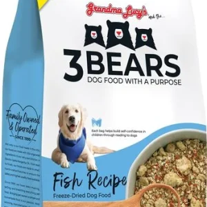 Grandma Lucy's 3 Bears Fish Dog Food Freeze-Dried Dog Food - 3 lb