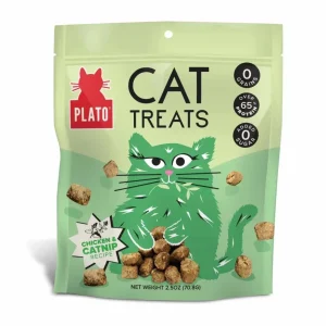 Plato Air-Dried Cat Treats Chicken Recipe 2.5 oz