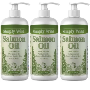 Simply Wild Salmon Oil 3-PACK (96 fl oz)