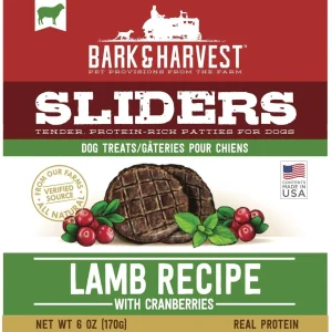 Bark + Harvest by Superior Farms Burgers Lamb & Cranberry Dog Natural Chews - 6 oz Bag
