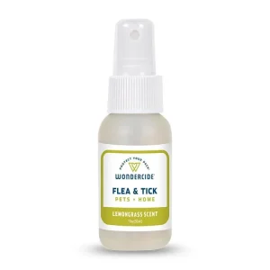 Wondercide Mosquito Flea and Tick Spray for Pets and Home - Cedar & Lemongrass - 1 oz Trial Bottle - Case of 12