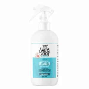 Skout's Honor Cat and Dog Detangler - Unscented - 8 oz Bottle