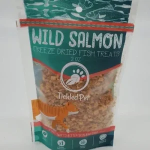 Tickled Pet All-Natural Wild FD Salmon for Cats Dehydrated Dog Chews - 2 oz Bag