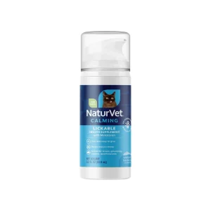 NaturVet Lickable Calming Supplement with Melatonin for Cats