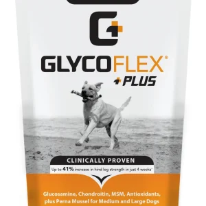 Vetriscience Labs GlycoFlex Plus Hip and Joint Dog Supplements - 60 ct Pouch
