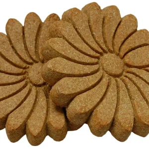 Wet Noses Treats Howlin' Goodies Apple Carrot Big Flower BULK Crunchy Dog Treats - Case of 10 lb