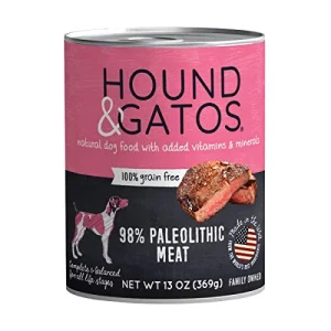 Hound and Gatos Grain-Free Original Paleo Pate Canned Dog Food - 13 Oz - Case of 12
