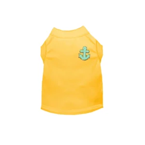 Chenille Embroidered Anchor Dog Shirt by Bark Fifth Avenue