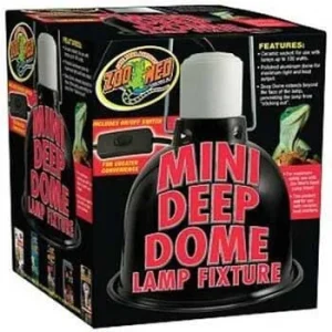 Zoo Med Laboratories Mini Deep Dome Lamp Fixture - 5.5 Inch