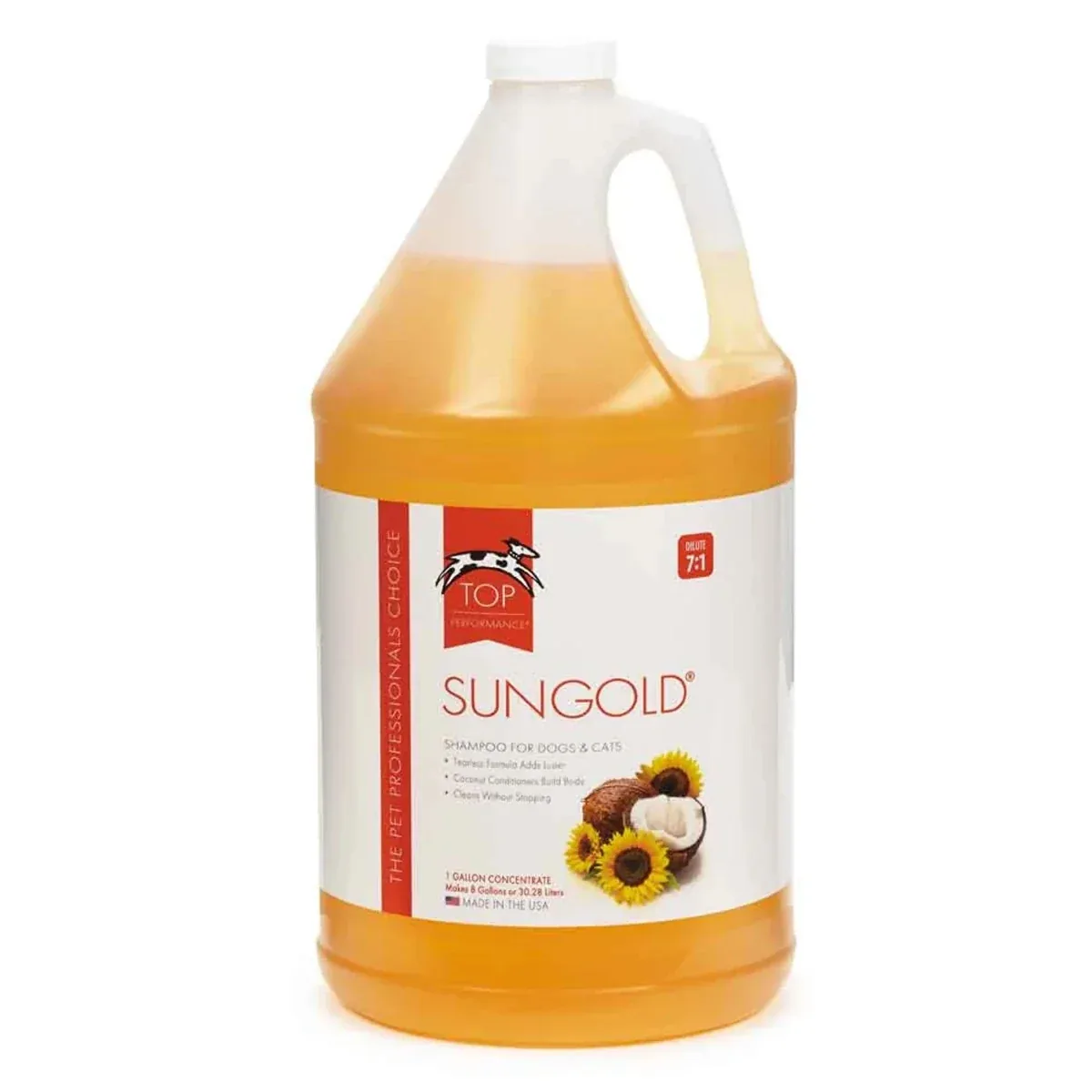 Top Performance SunGold Pet Shampoo, 1 gal