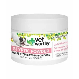 Vet Worthy First Aid Styptic Powder For Dogs - 0.5 oz Bottle