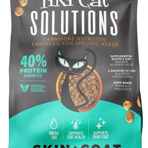 Tiki Cat Solutions Skin and Coat High-Protein Grain-Free Salmon and Herring Dry Cat Food