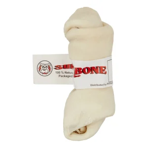 Lennox Super Bone Rawhide Knotted Bone Natural Dog Chews - White