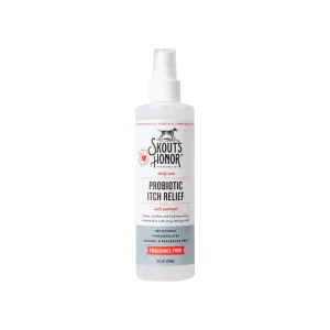 Skouts Honor Daily Use Probiotic Itch Relief Spray with Oatmeal for Dogs